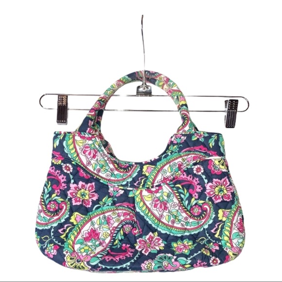 VERA BRADLEY RETIRED Petal Paisley Daisy Tote - Picture 7 of 7